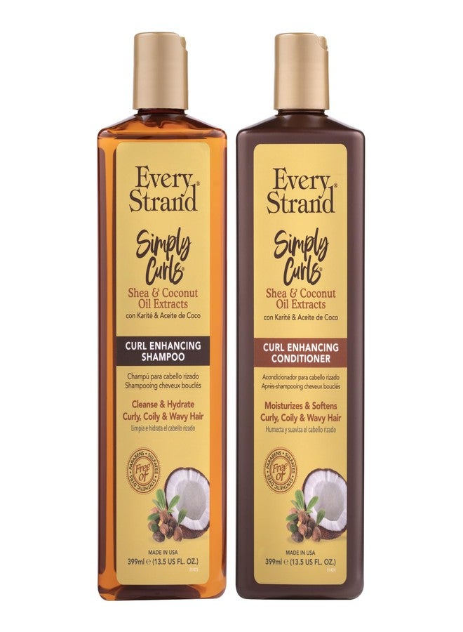Every Strand Simply Curls Duo Pack: Shampoo and Conditioner 13.5 oz - Image 1